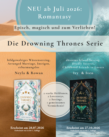 Meine neue Romantasy-Dilogie Drowning Thrones