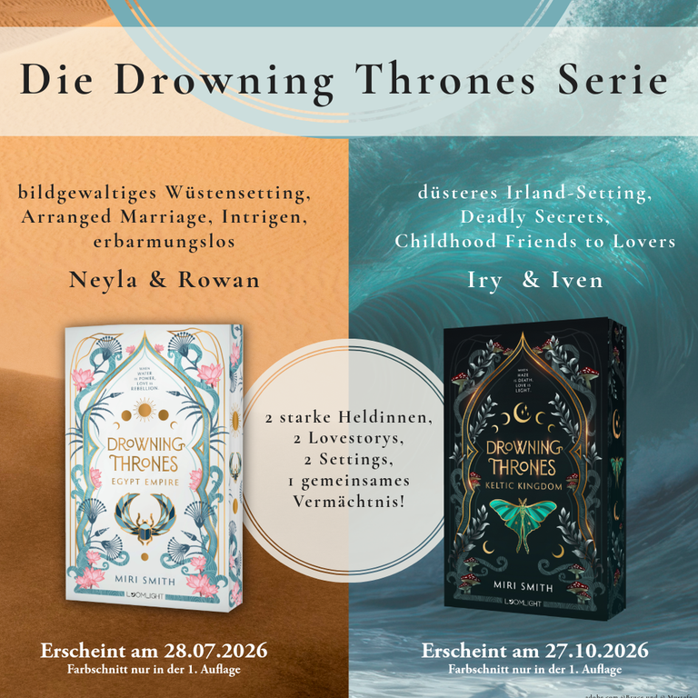 Die Buchcover von Egypt Empire und Keltic Kingdom